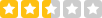 2.5 star rating 2.5 star rating